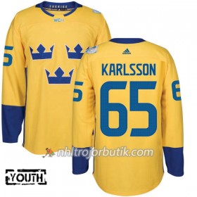 Sverige Tröja Erik Karlsson 65 World Cup 2016 Barn Gul Premier
